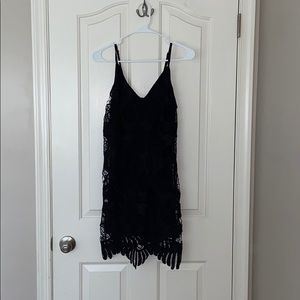 Express Black Lace Dress